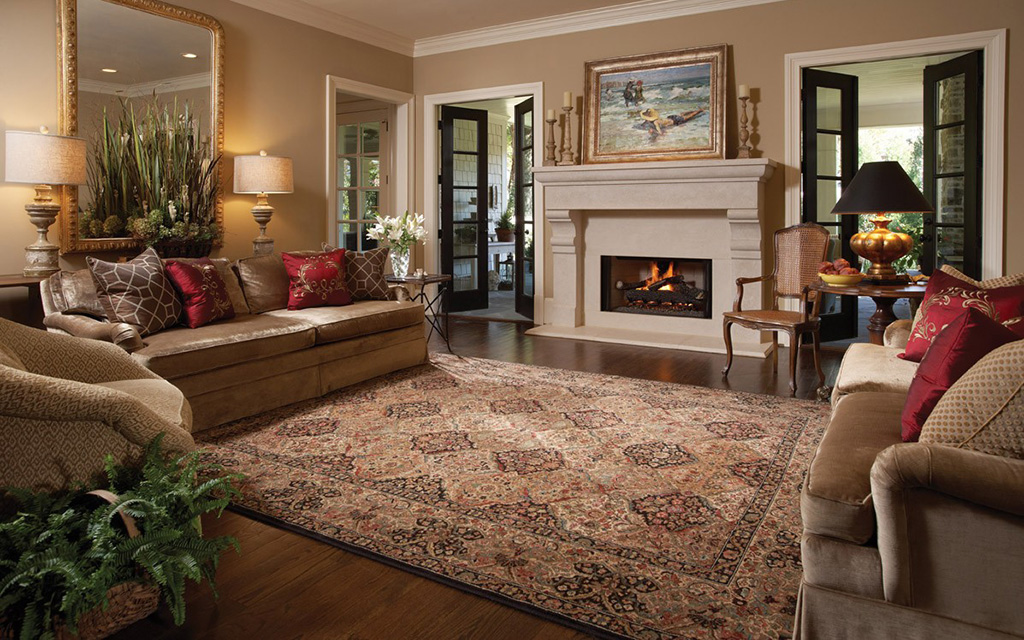 center living room rugs